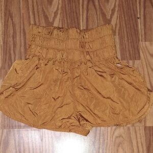 FP Movement by Free People Tan High Waist Flowy Shorts